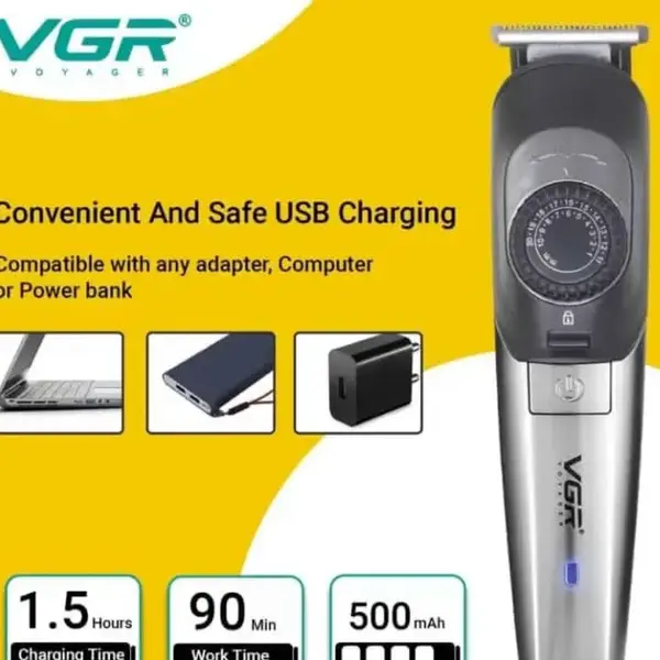 VGR V-088  Cord/Cordless Hair Clipper Trimmer for Men – View 4